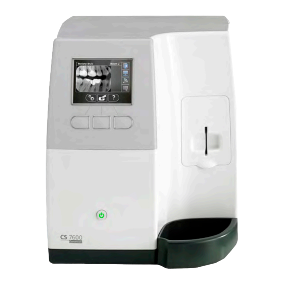 Carestream DENTAL CS 7600 Guia Del Usuario