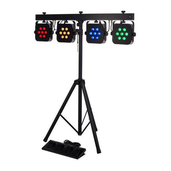 thomann STAIRVILLE TRI LED Manual De Instrucciones