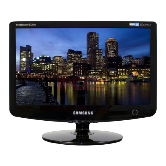 Samsung SyncMaster 632NW Manual Del Usuario