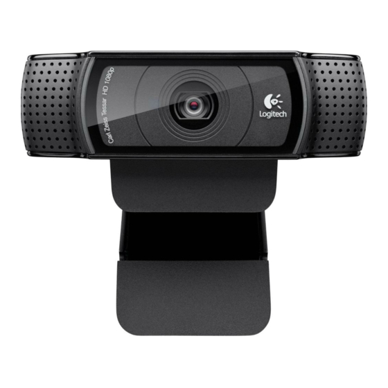 Logitech HD Pro C920 Guía De Configuración