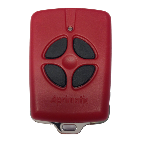 Aprimatic TM4 Manual De Instrucciones