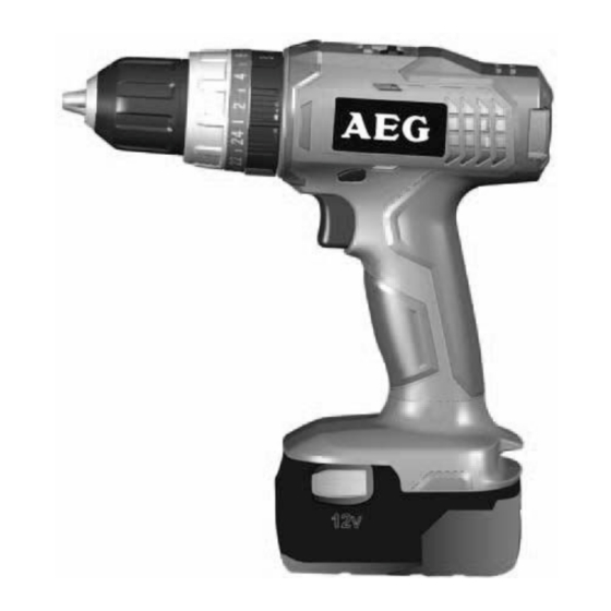 AEG BS 12 G NC-142CF Manual Original