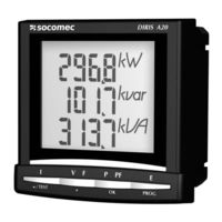 socomec DIRIS A20 Instrucciones De Servicio