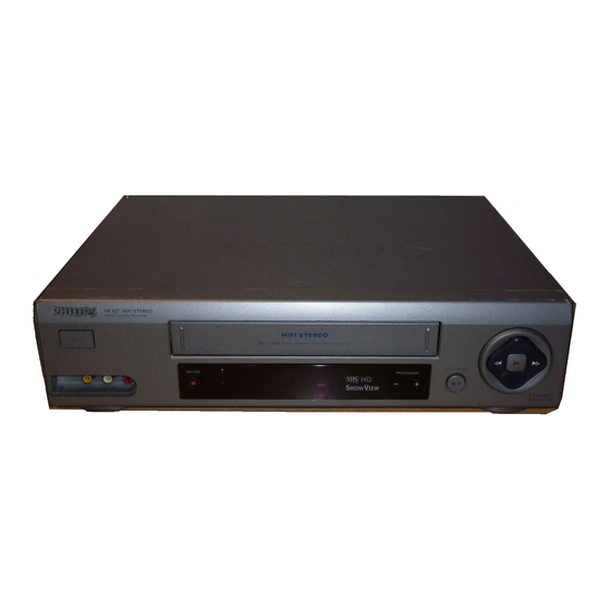 Philips VR627 Manual De Instrucciones