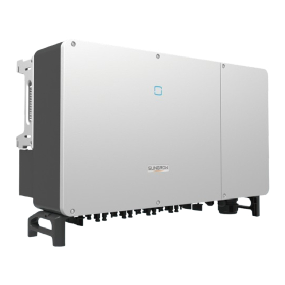 Sungrow SG250HX Guía De Instalación Rápida