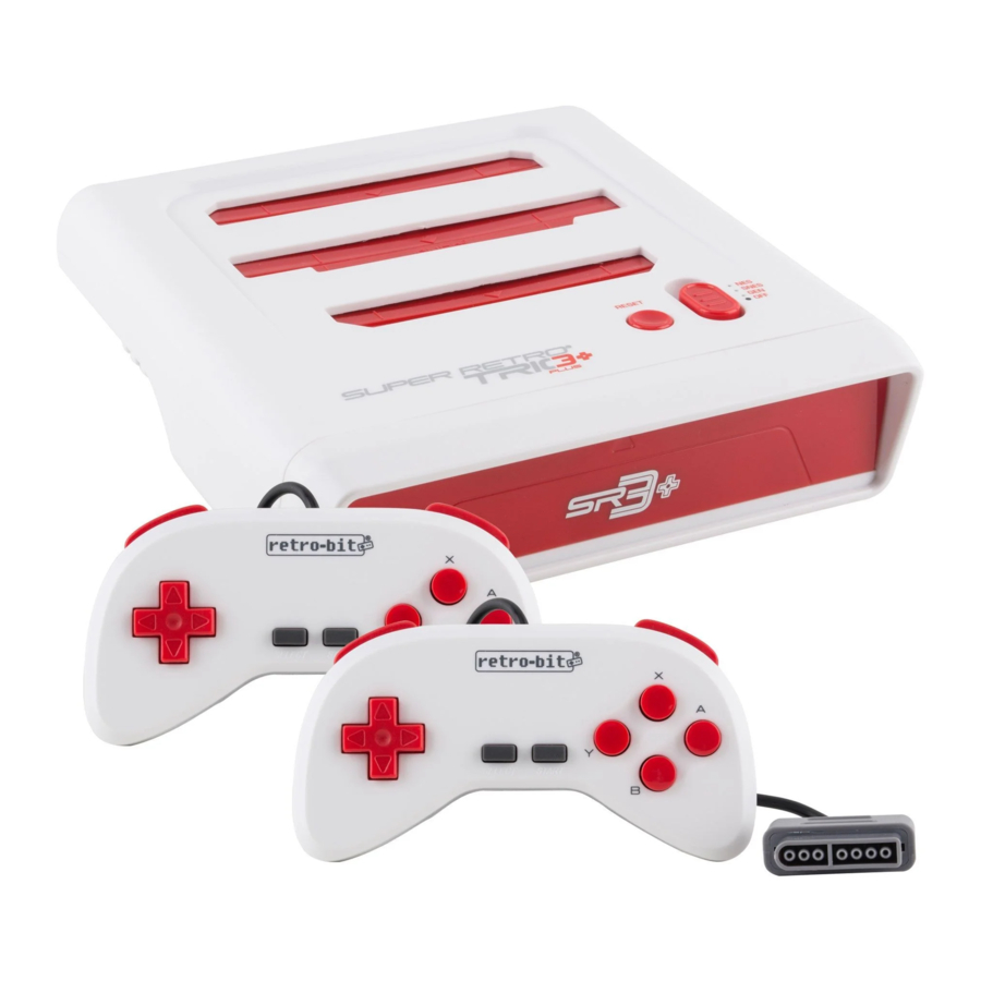Manual de Retro-Bit SUPER RETRO TRIO+ | ManualsLib