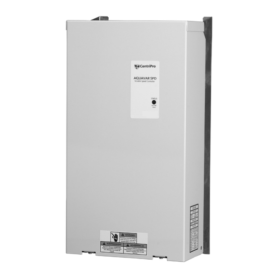 CentriPro Aquavar SPD Serie Manual De Instruccion