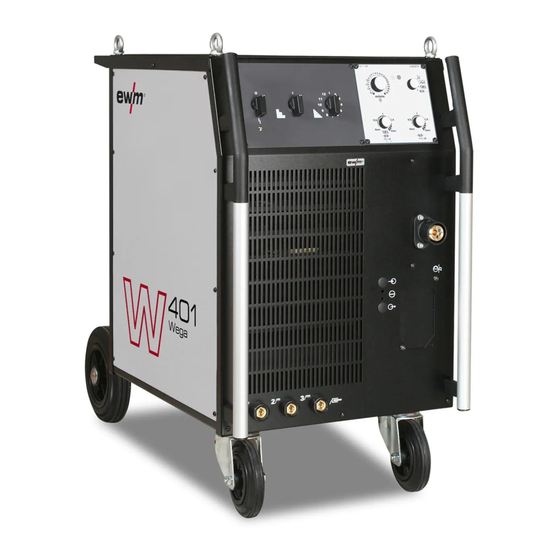 EWM Wega 401 M1.02 FKG Manual De Instrucciones