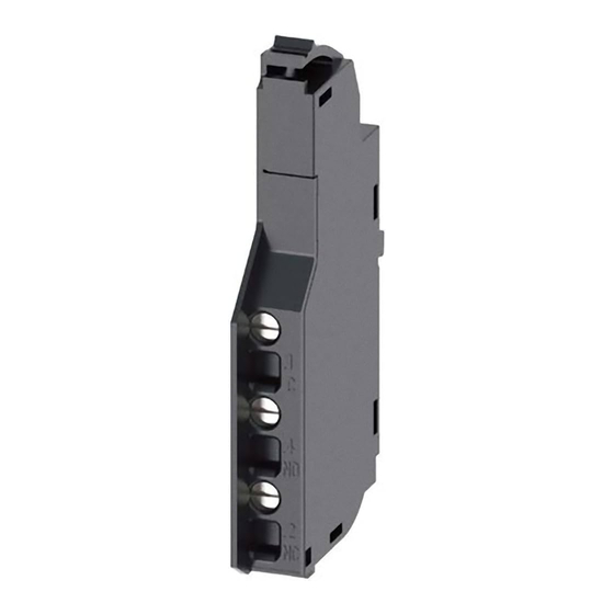 Siemens 3VM9988-0AA1 Serie Instructivo