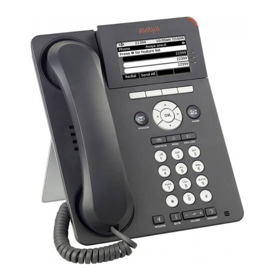 Avaya 9620 Guía De Referencia Rápida