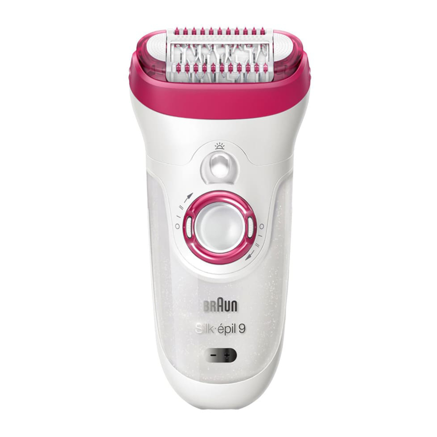 Braun Silk-epil 9 SES 9 Manual Del Usuario