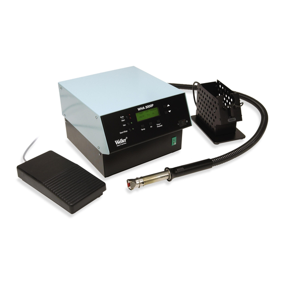 Weller WHA 3000P Manual De Instrucciones