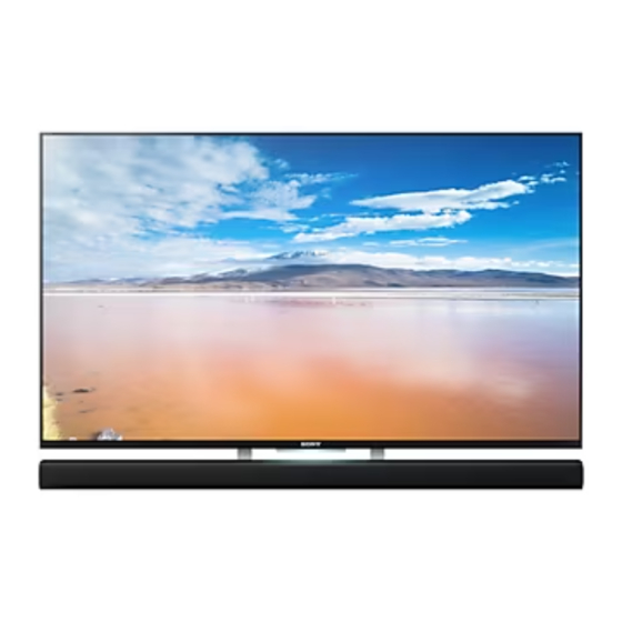 Sony BRAVIA KDL-50FA97C Manuales