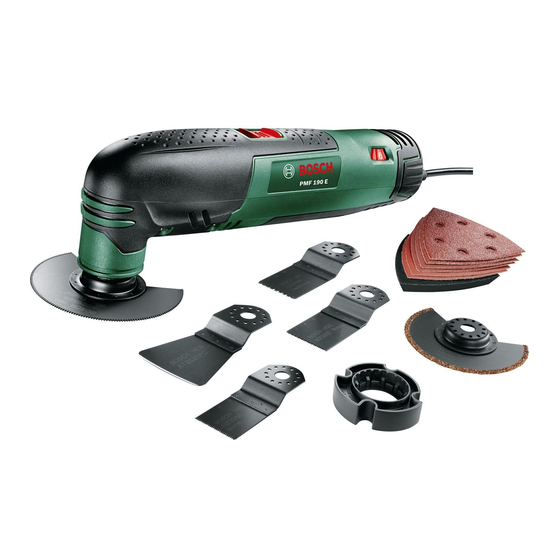 Bosch PMF 190 E Manual Original