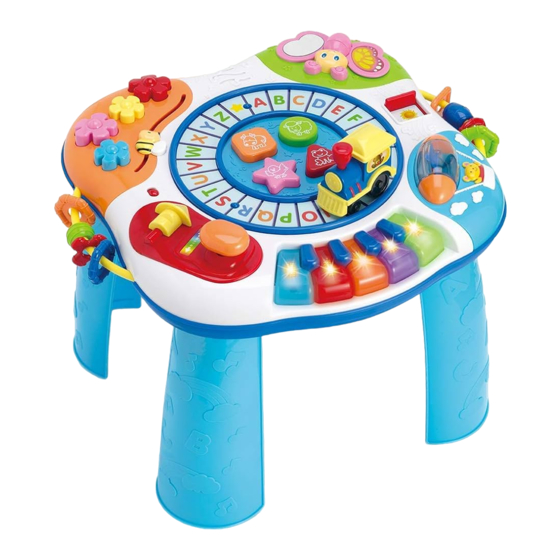 Winfun Letter Train & Piano Activity Table Manual Del Usuario