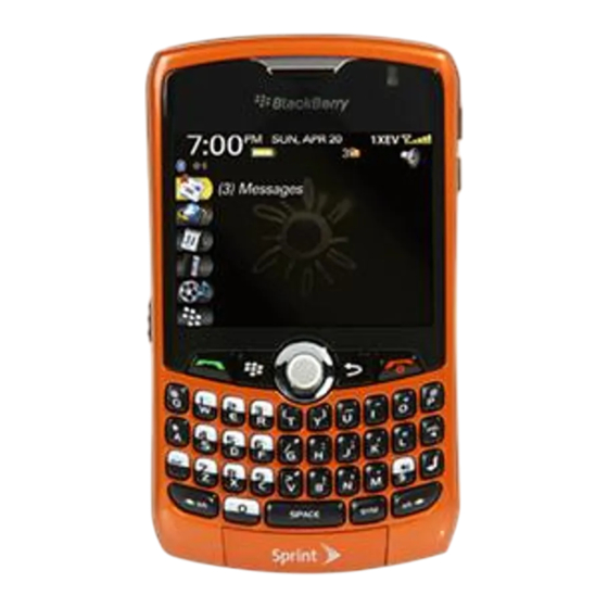 Blackberry Curve 8330 Guia De Inicio Rapido