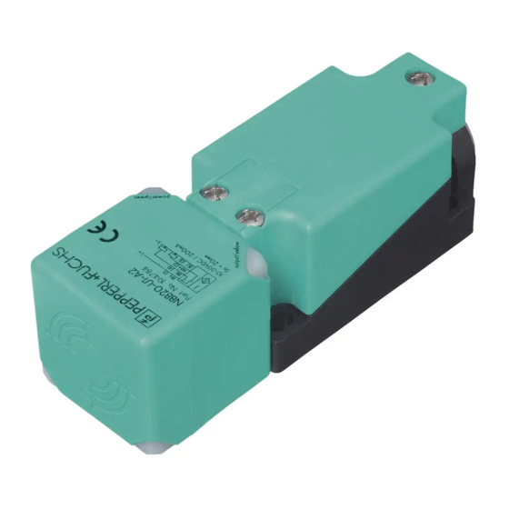 Pepperl+Fuchs NBB15-U1K-E2-3G-3D Instrucciones De Uso
