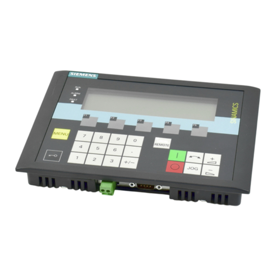 Siemens AOP30 Instrucciones De Servicio