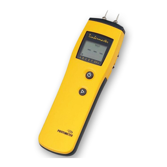 Protimeter TimberMaster Manual Del Usuario
