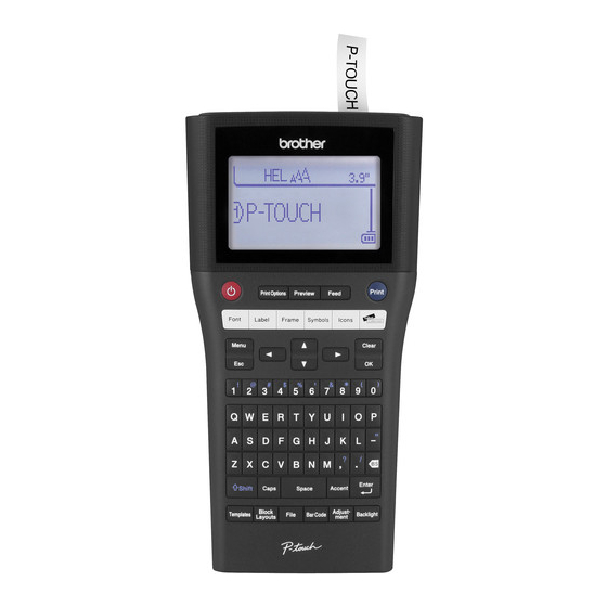 Brother P-Touch PT-H500LI Guia Del Usuario