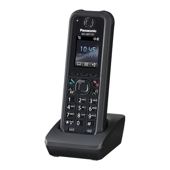 Panasonic KX-UDT131 Primeros Pasos