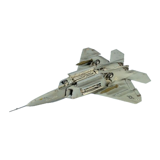 Italeri F-22 Raptor Manual De Instrucciones