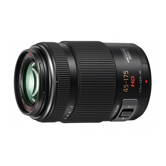 Panasonic Lumix H-PS45175 Manual Del Usuario