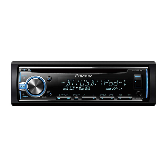 Pioneer DEH-X5800BT Manual De Instalación