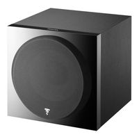 Focal SUB 1000 F Manual De Instrucciones