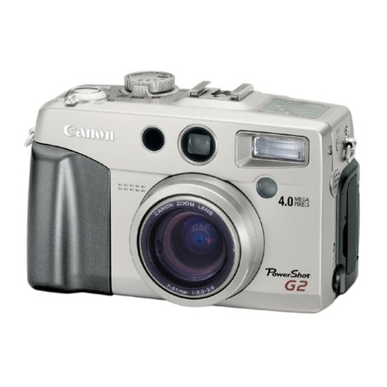Canon PowerShot G2 Guía De Usuario