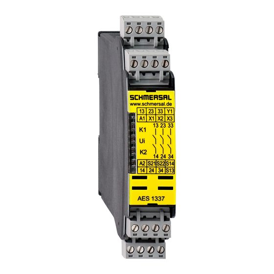 schmersal AES 1337 Manual De Instrucciones