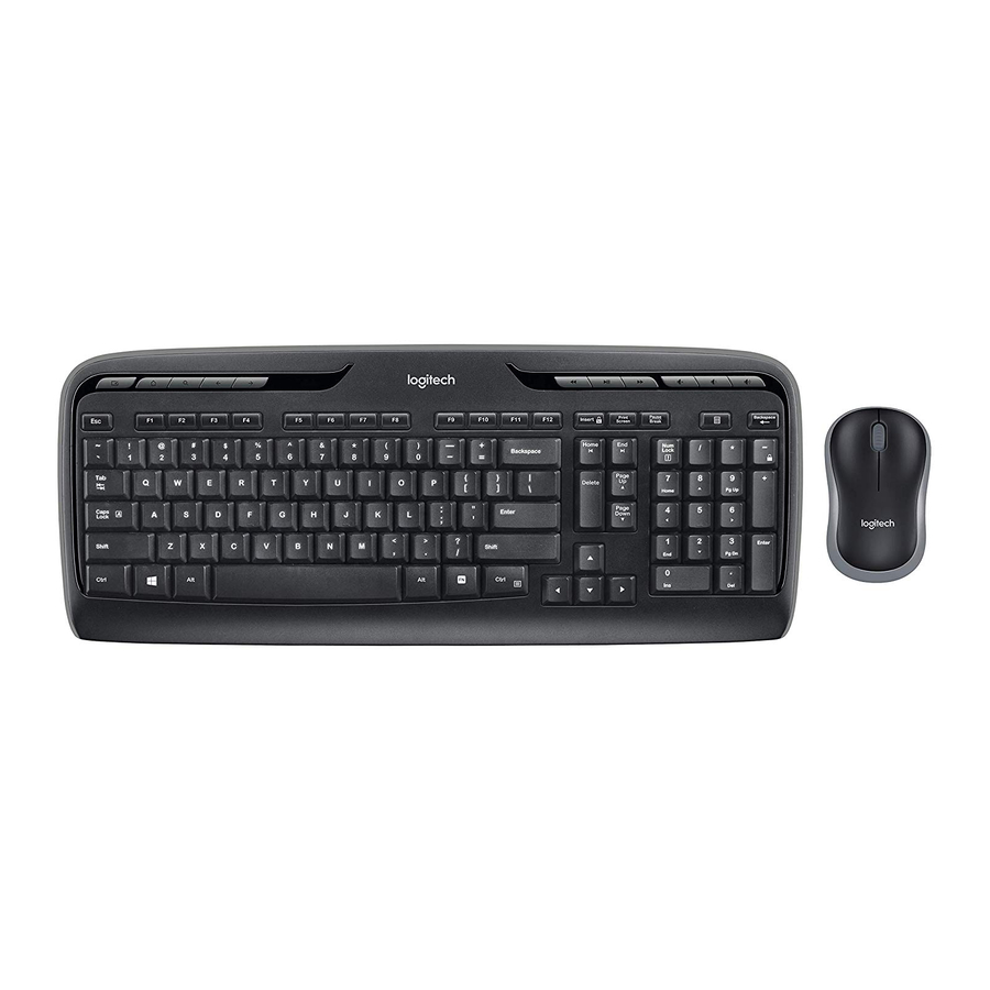 Logitech MK320 Guia De Instalacion