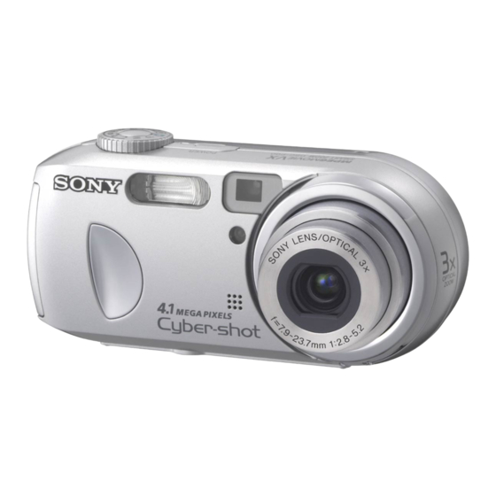 Sony Cyber-shot DSC-P73 Manual De Instrucciones