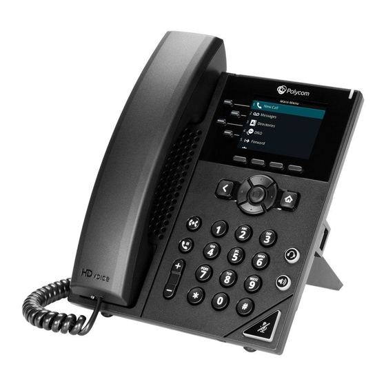 Polycom VVX Manuales