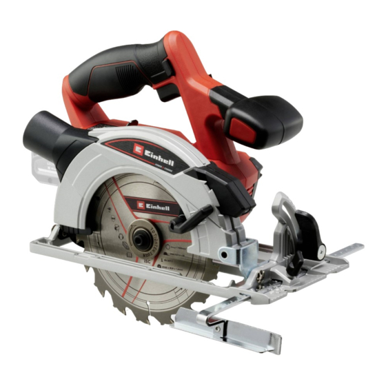 EINHELL TE-CS 18/165-1 Li Solo Manual De Instrucciones Original