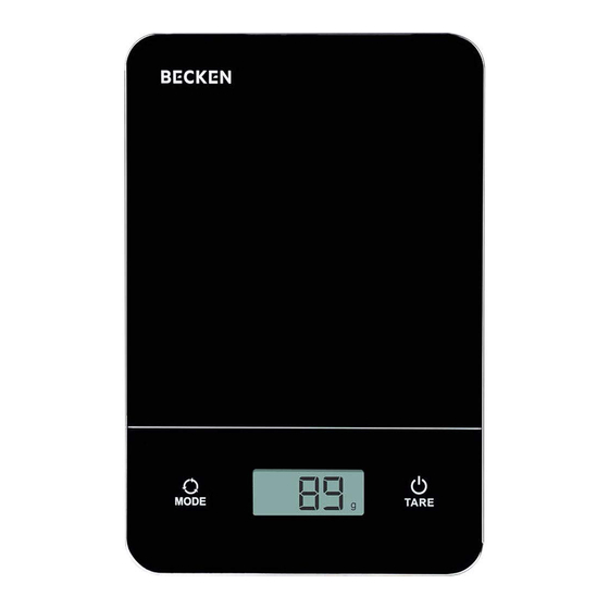 Becken BKS2389 Manual Del Usuario