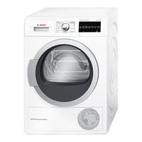 Bosch WTG85238EE Instrucciones De Uso Y Montaje