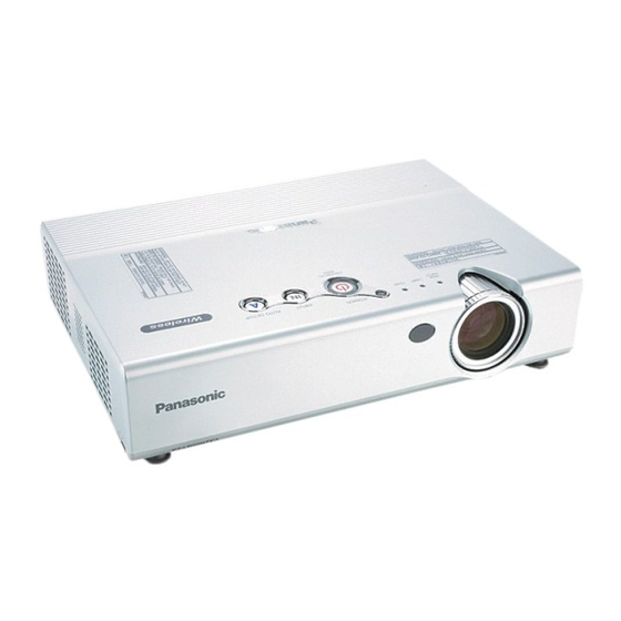 Panasonic PT-LB20NTU Instrucciones De Operación