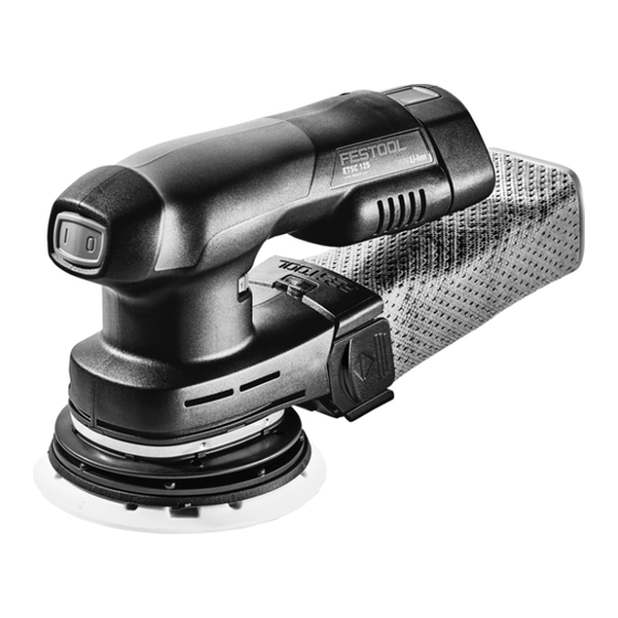 Festool ETSC 125 Li Manual De Instrucciones