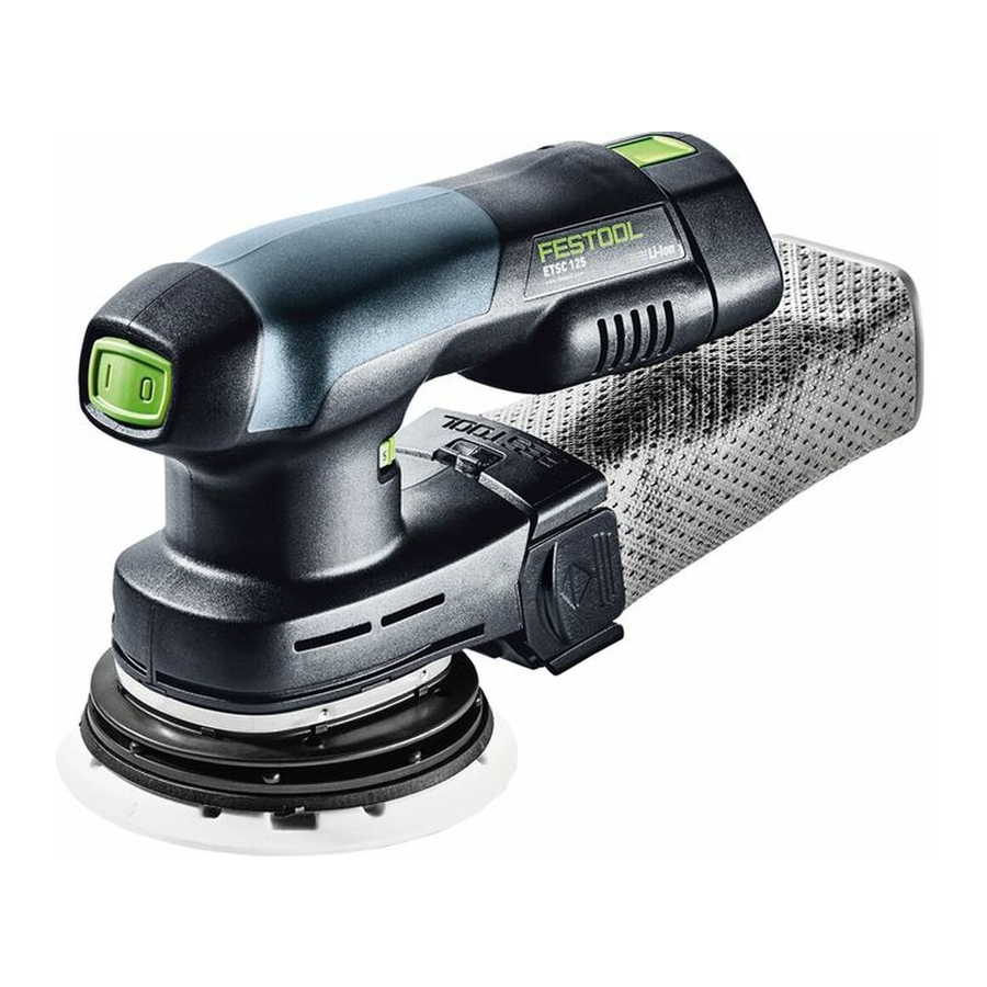 Festool ETSC 125 Li Manual De Instrucciones