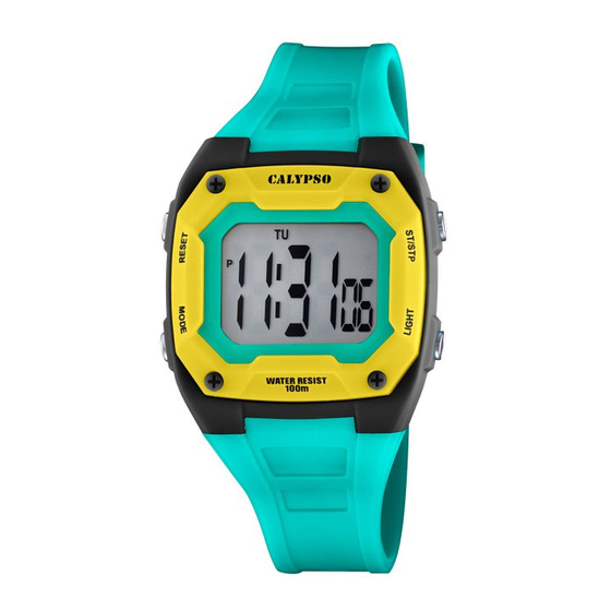 Calypso Watches IKMK5813M Manual De Instrucciones