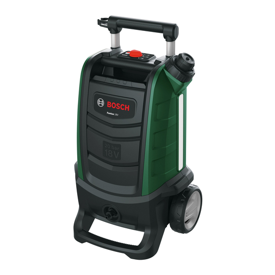 Bosch Fontus 18V Manual Original