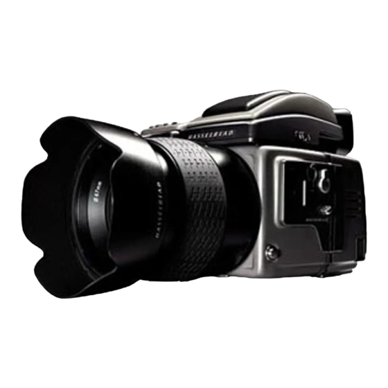 Hasselblad H3D Manual De Instrucciones