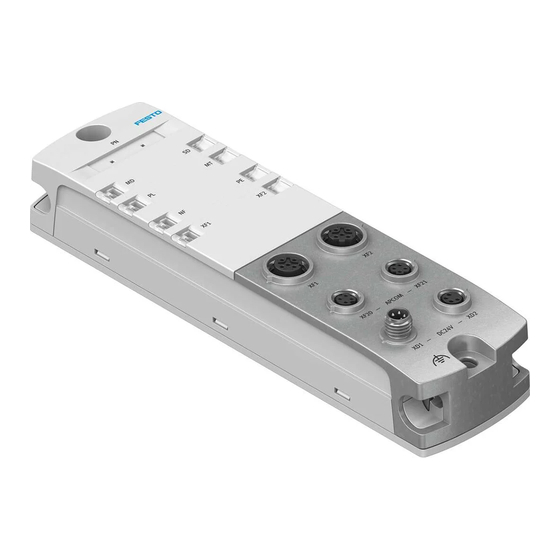 Festo CPX-AP-I-PN-M12 Manual De Instrucciones Y Utilización