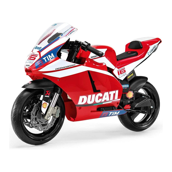 Peg-Perego DUCATI GP Empleo Y Manutencion