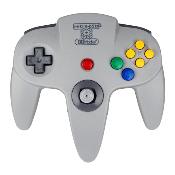 Retro-Bit RB8-64 Manual De Instrucciones