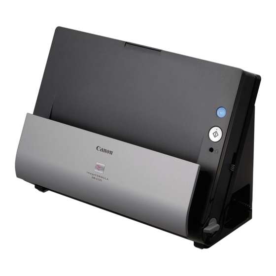 Canon imageFORMULA DR-C125 Manual Del Usuario