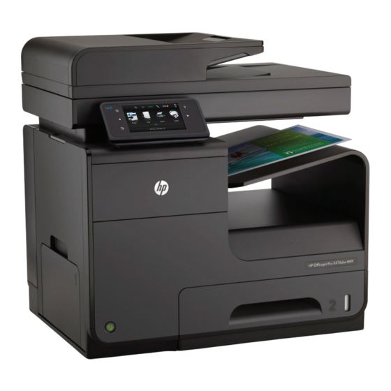 HP Officejet Pro X476dw Guía De Producto