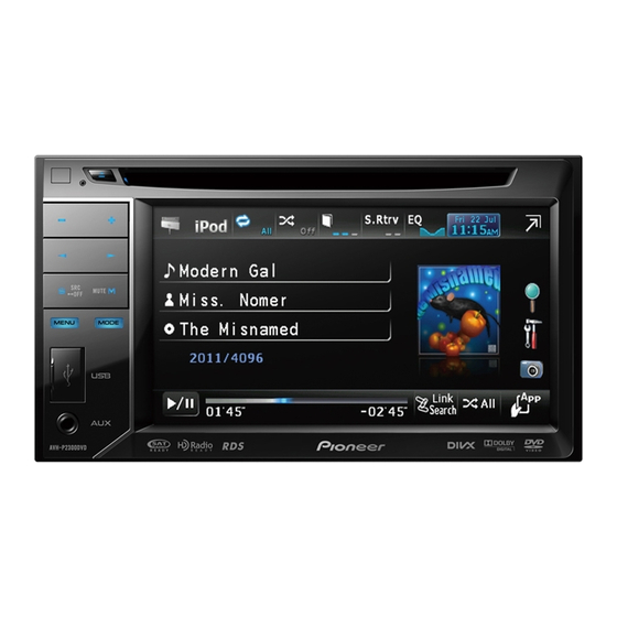 Pioneer AVH-2300DVD Manual De Instalación