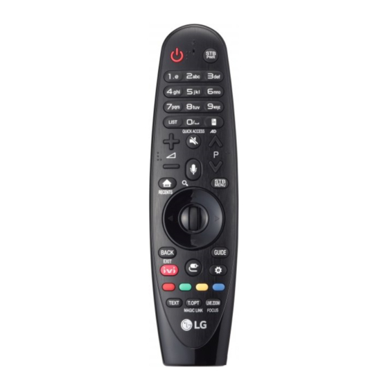 LG Magic Remote AN-MR650A Instrucciones De Uso